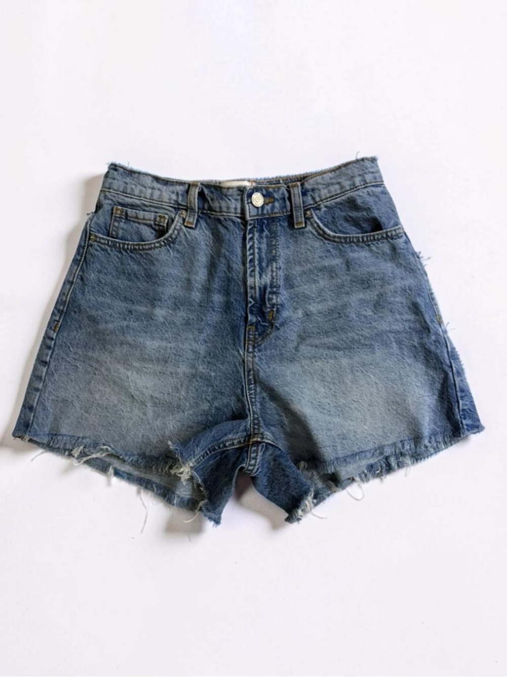BDG A-Line Distressed High Rise Jean Shorts  Size 27